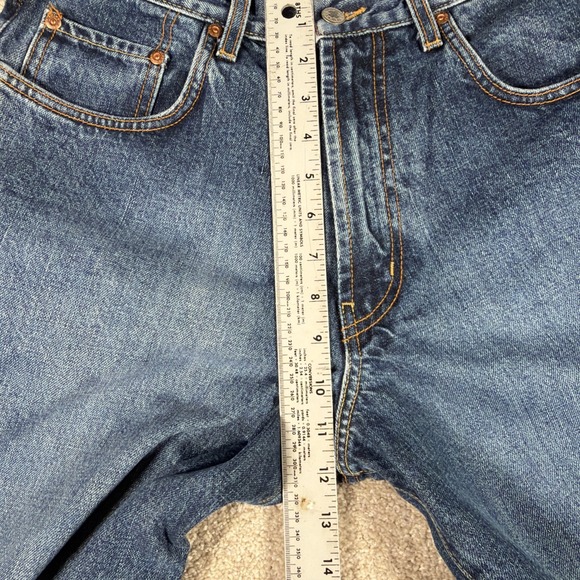 Lucky Brand Gene Montesano Blue Jeans Mens 31 (FITS 30 X 32) Made In USA Denim - Picture 8 of 10